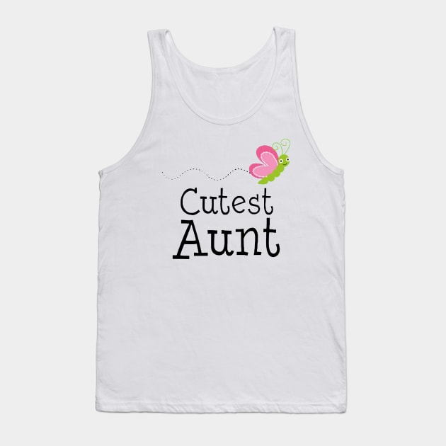 Cutest Aunt Tank Top by Leangrus